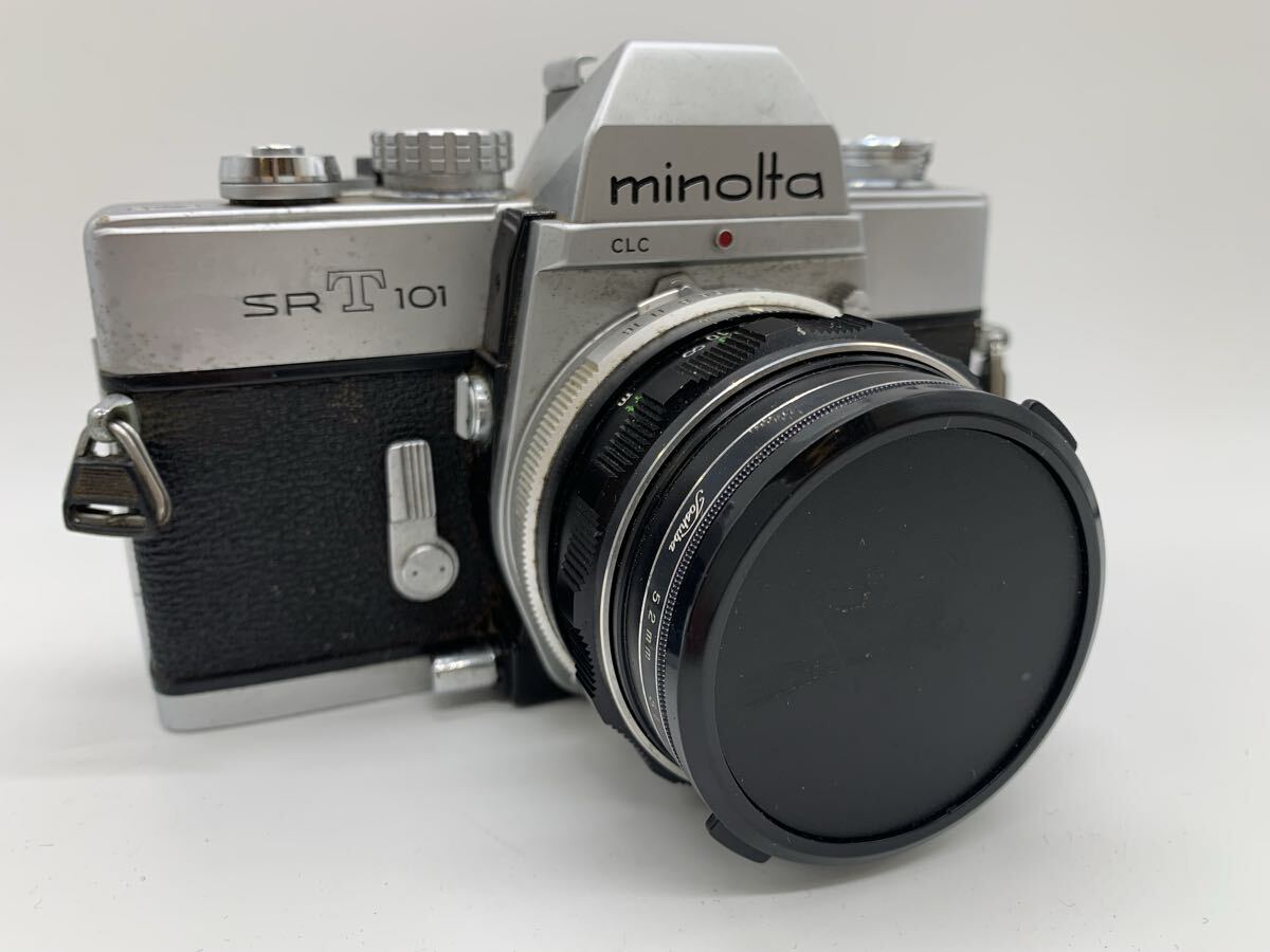 ★minolta ミノルタ SRT101 フィルムカメラ ROKKOR -PF 1:1.7 f=55mm 現状品_画像1