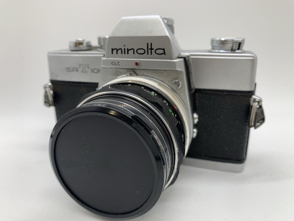 ★minolta ミノルタ SRT101 フィルムカメラ ROKKOR -PF 1:1.7 f=55mm 現状品_画像2
