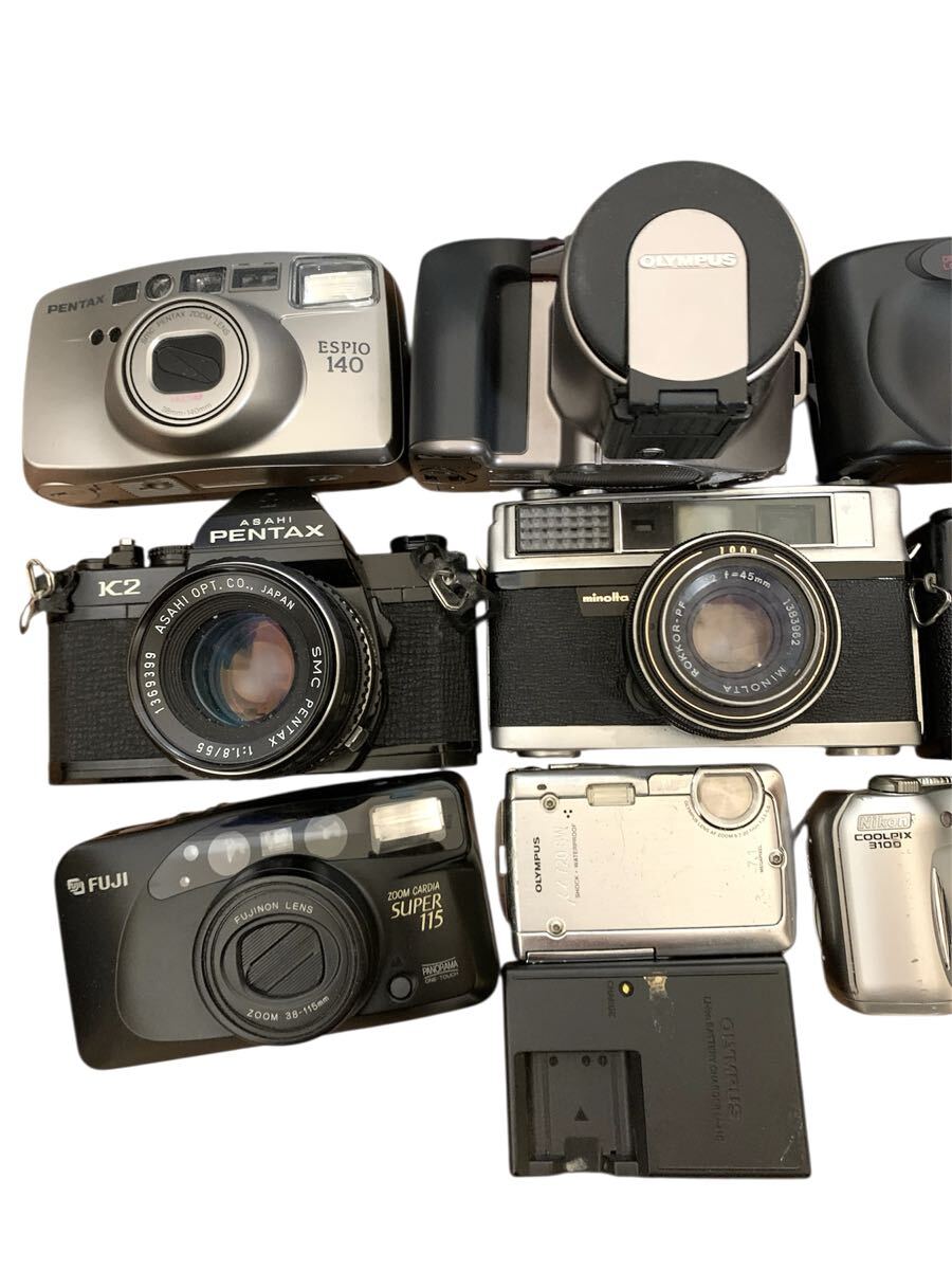 ★カメラ 大量まとめ フィルムカメラ デジカメ ビデオカメラ レンズ 他 ジャンク_画像2