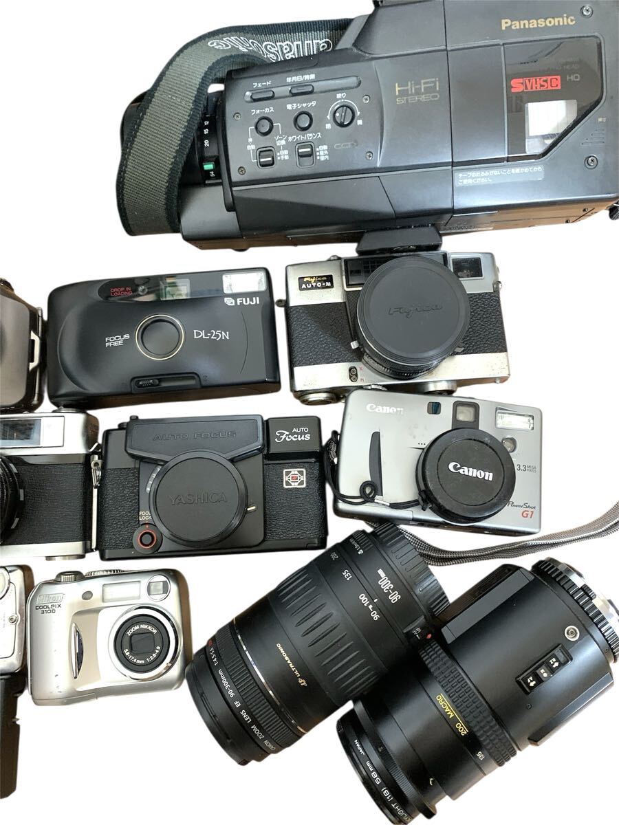 ★カメラ 大量まとめ フィルムカメラ デジカメ ビデオカメラ レンズ 他 ジャンク_画像3