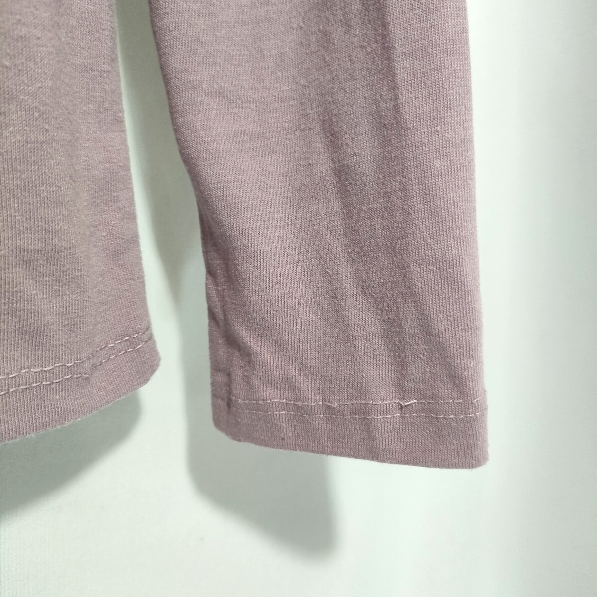 【★送料無料★女の子用 USED 黒＆パープル 重ね着風カットソー(140サイズ)★RETRO GIRL(レトロガール)★】_画像10