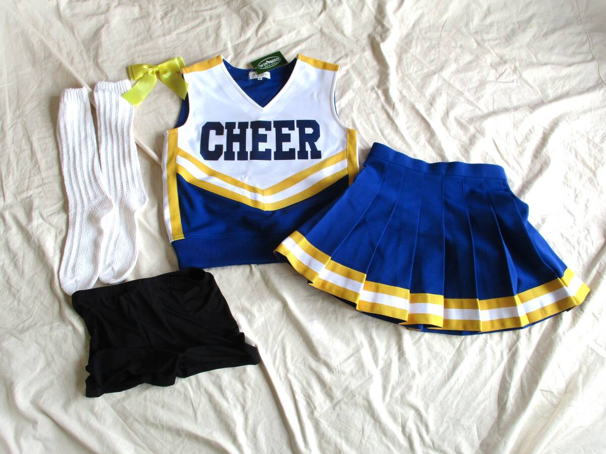 M～Lくらい ウィンバード WINBIRD 大学バトン部 チアリーダー ユニフォーム シェル未使用タグ付 アンダースコート 日本製 パレード ダンス_画像1