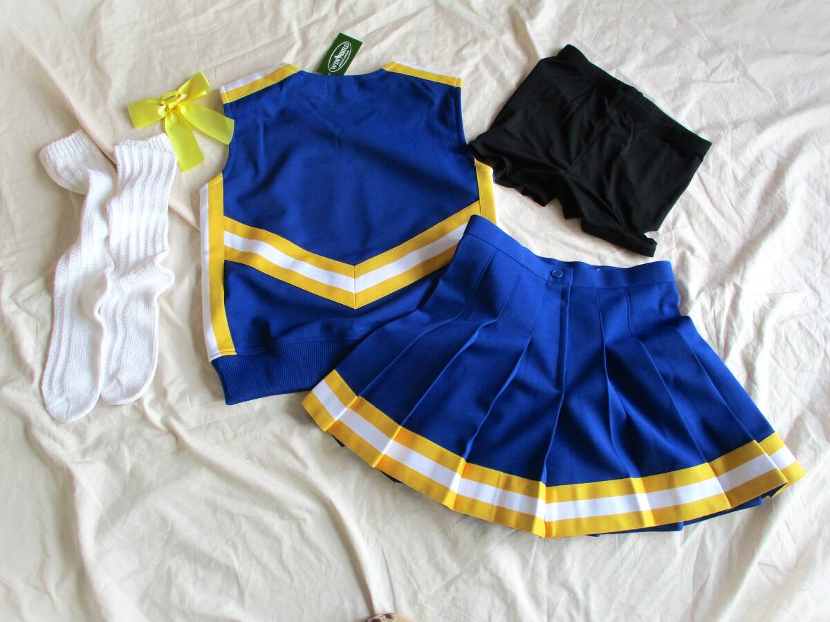 M～Lくらい ウィンバード WINBIRD 大学バトン部 チアリーダー ユニフォーム シェル未使用タグ付 アンダースコート 日本製 パレード ダンス_画像2