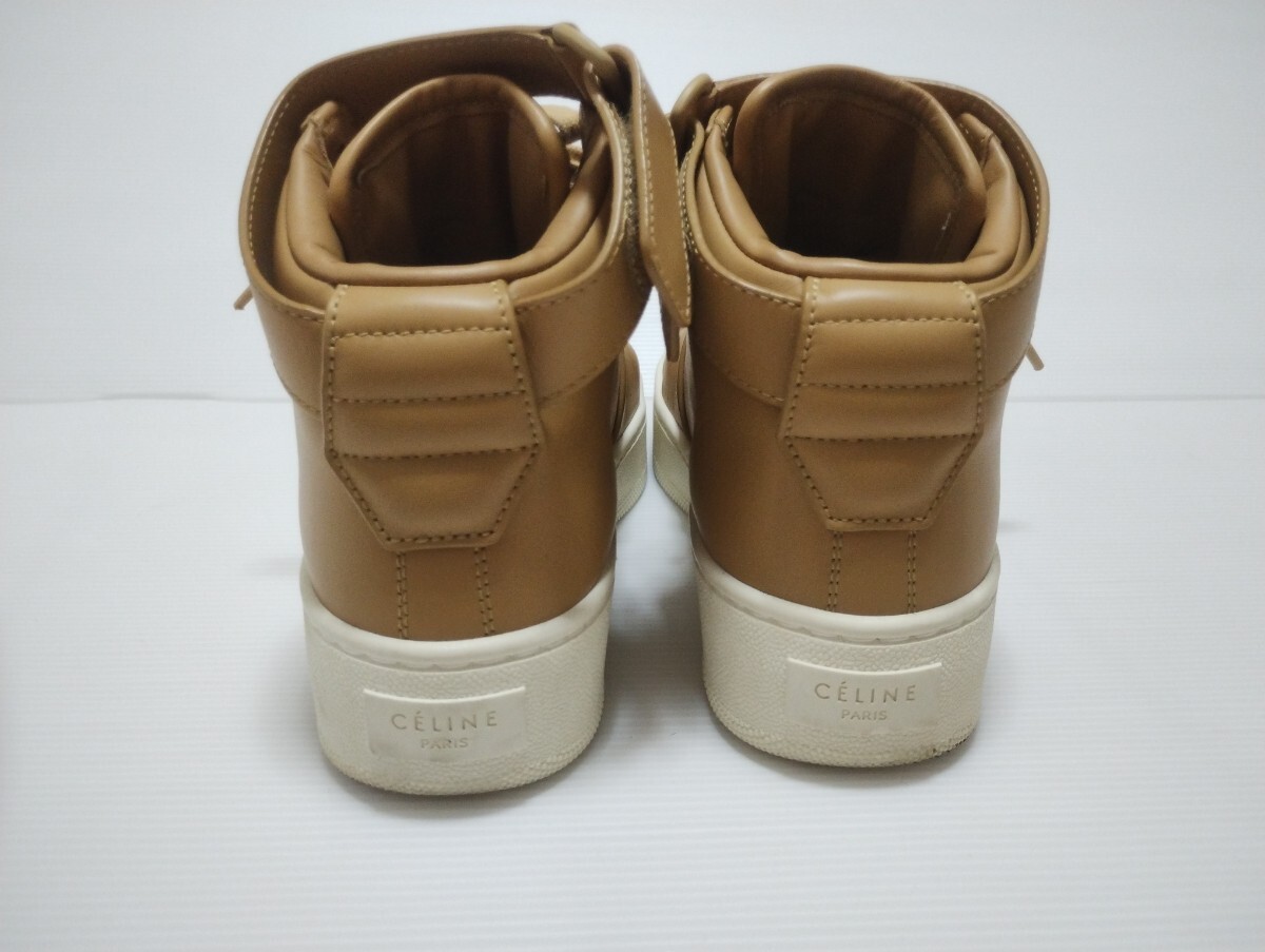 セリーヌ ハイカットスニーカー TAN_画像3