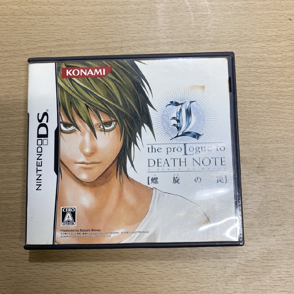 [a25110024nn］Nintendo DSソフト L the proLogue to DEATH NOTE 螺旋の罠 コナミ 動作品_画像1
