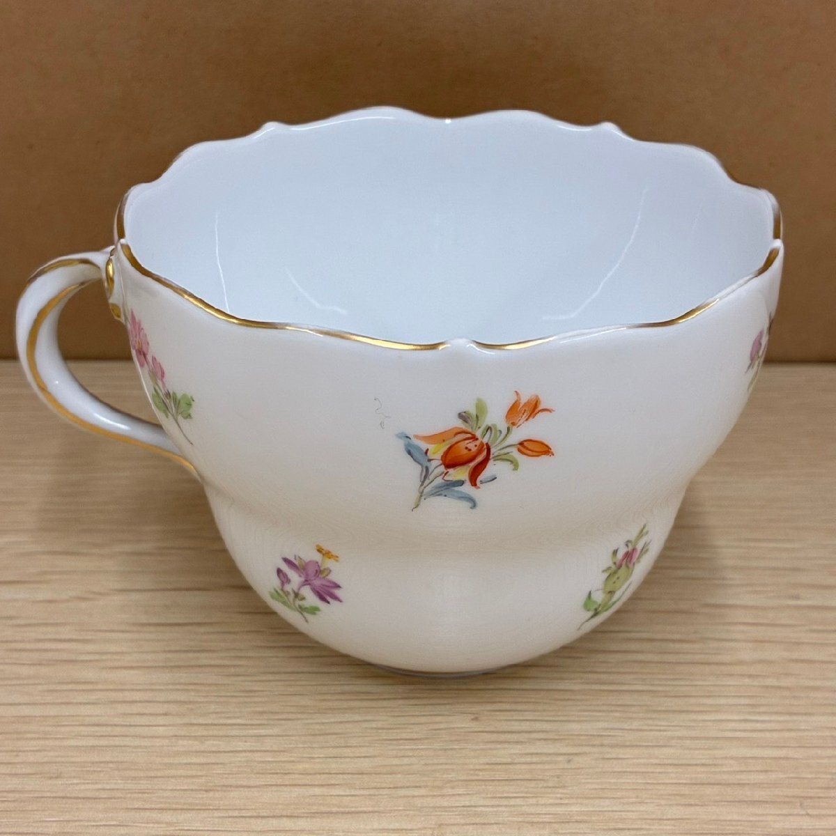 【i25110103】MEISSEN マイセン カップのみ スキャタードフラワー モカカップ カップのみ_画像2