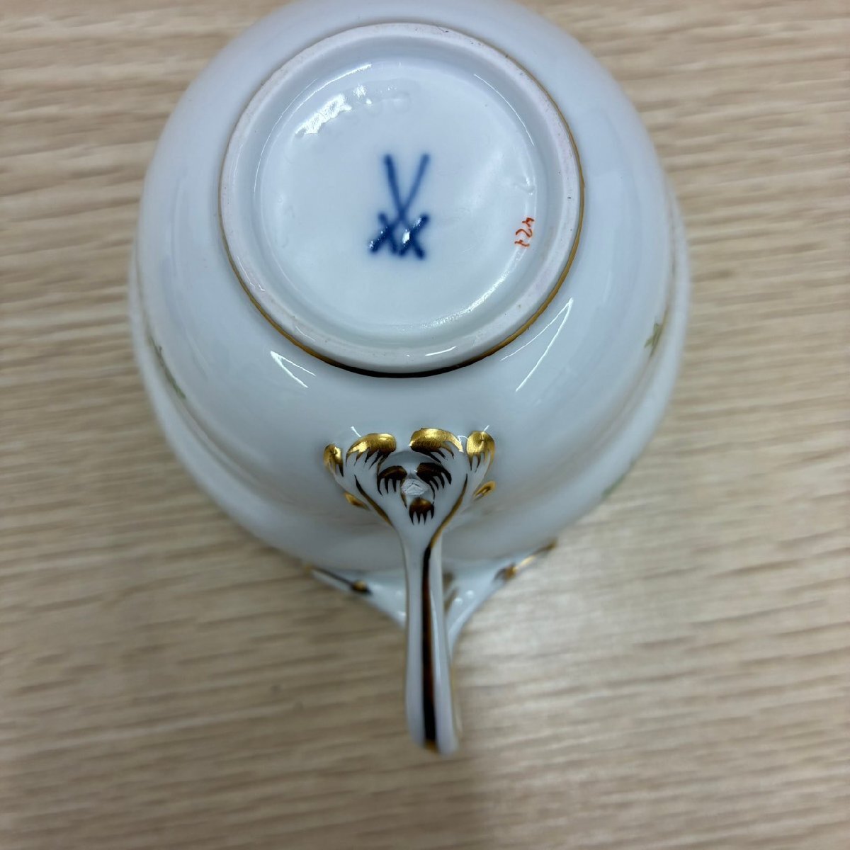 【i25110103】MEISSEN マイセン カップのみ スキャタードフラワー モカカップ カップのみ_画像5