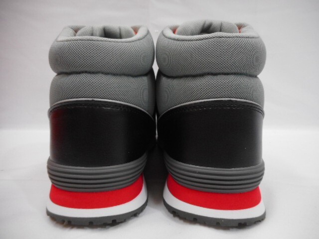 77 送80サ 1201YD02 newbalance ニューバランス A種 人工皮革製 プロスニーカー 作業靴 安全靴 HB-231 BLACK RED WHITE サイズ28cm 未使用_画像6