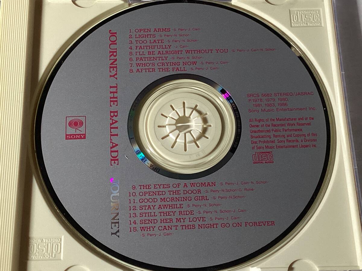 国内盤CD/ジャーニー/ザ・バラード ♪オープン・アームズ_画像10
