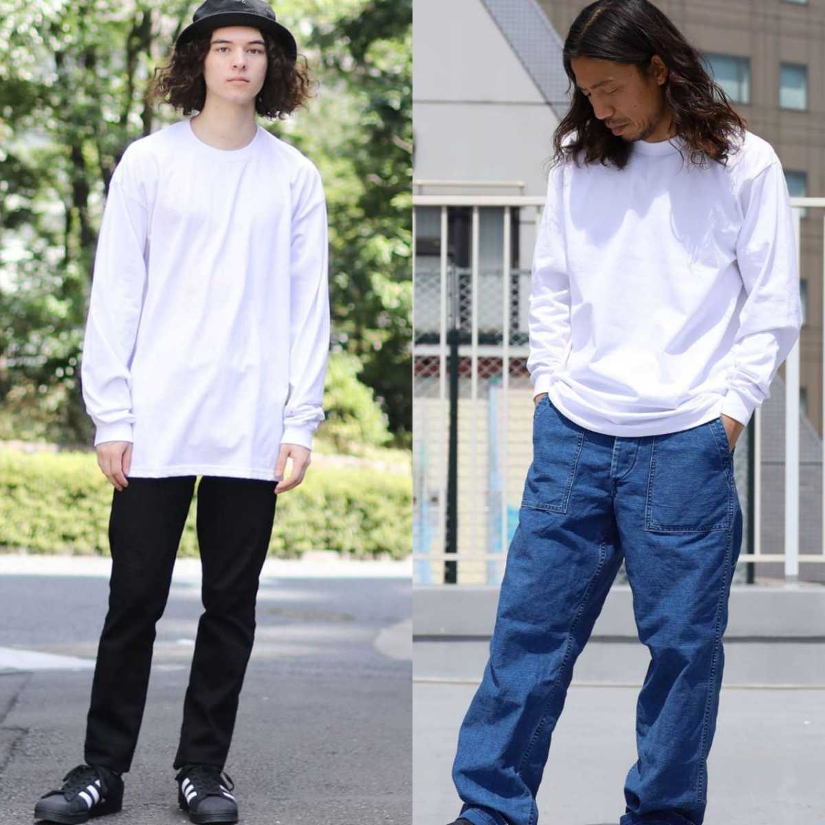 新品未使用 プロクラブ ヘビーウエイト 長袖Tシャツ PROCLUB 無地 厚手 ロンT ホワイト XLサイズ _画像3