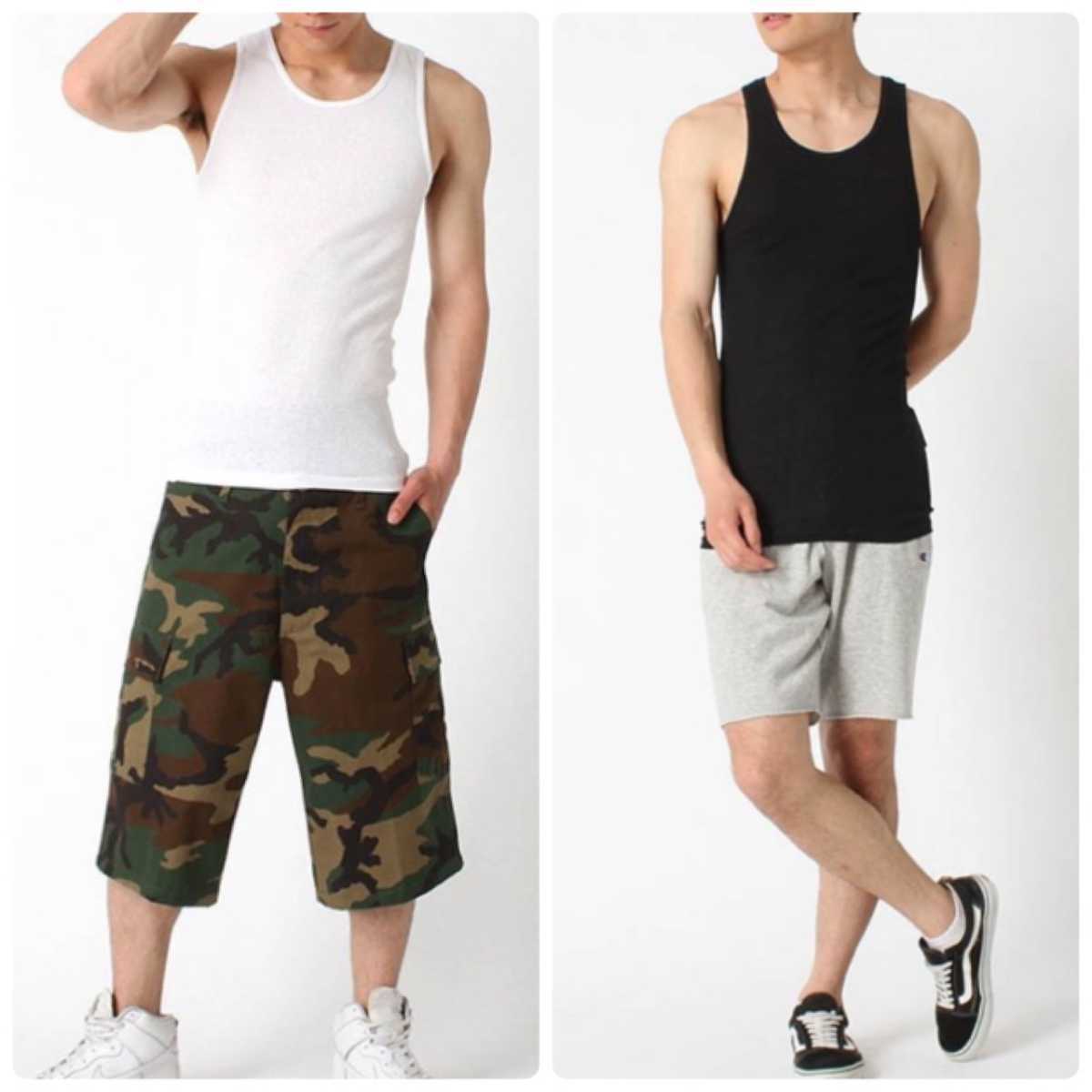 新品未使用 プロクラブ 5.7oz リブ編み タンクトップ ホワイト Mサイズ PRO CLUB 112_画像5