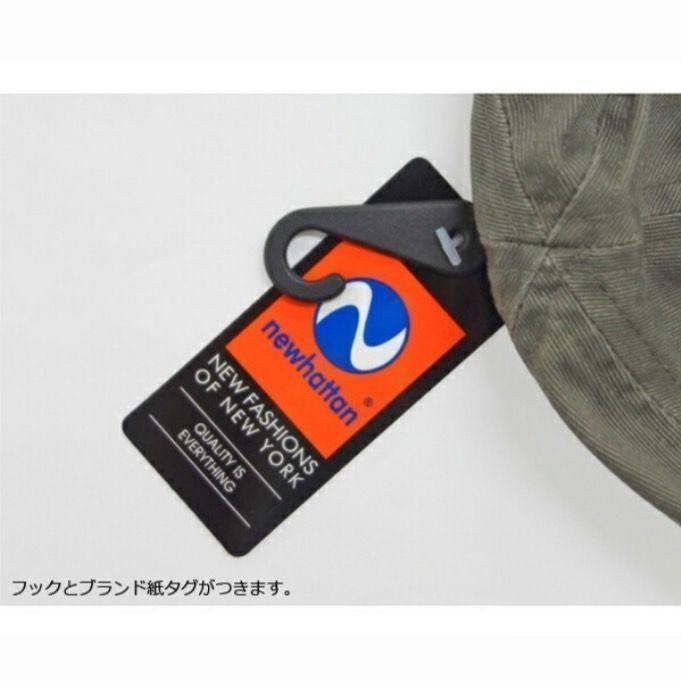新品未使用 ニューハッタン デニム コットン メトロハット ブラック L/XLサイズ_画像7