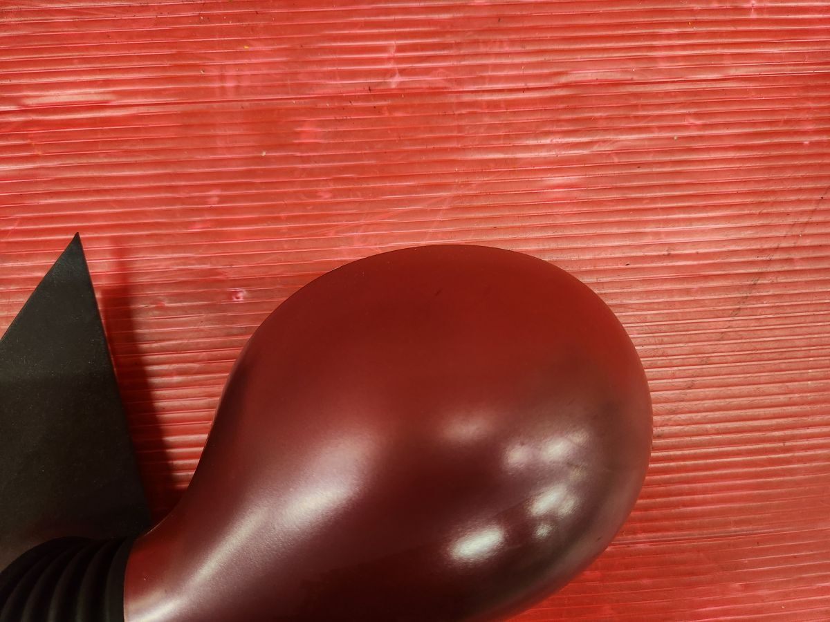 マツダ AA6PA キャロル 純正 左右 ドアミラー 固定可倒 ワイン 11L 訳あり品_画像5