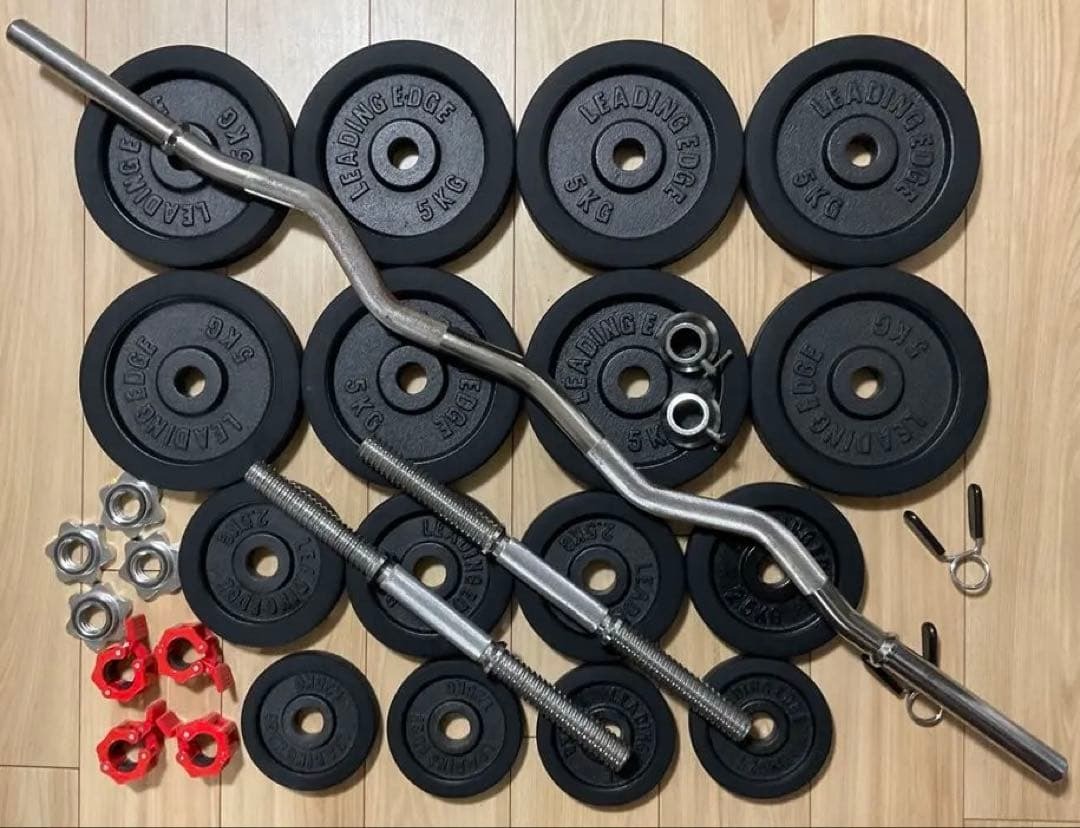 ダンベル プレート シャフト ezバー セット_画像1