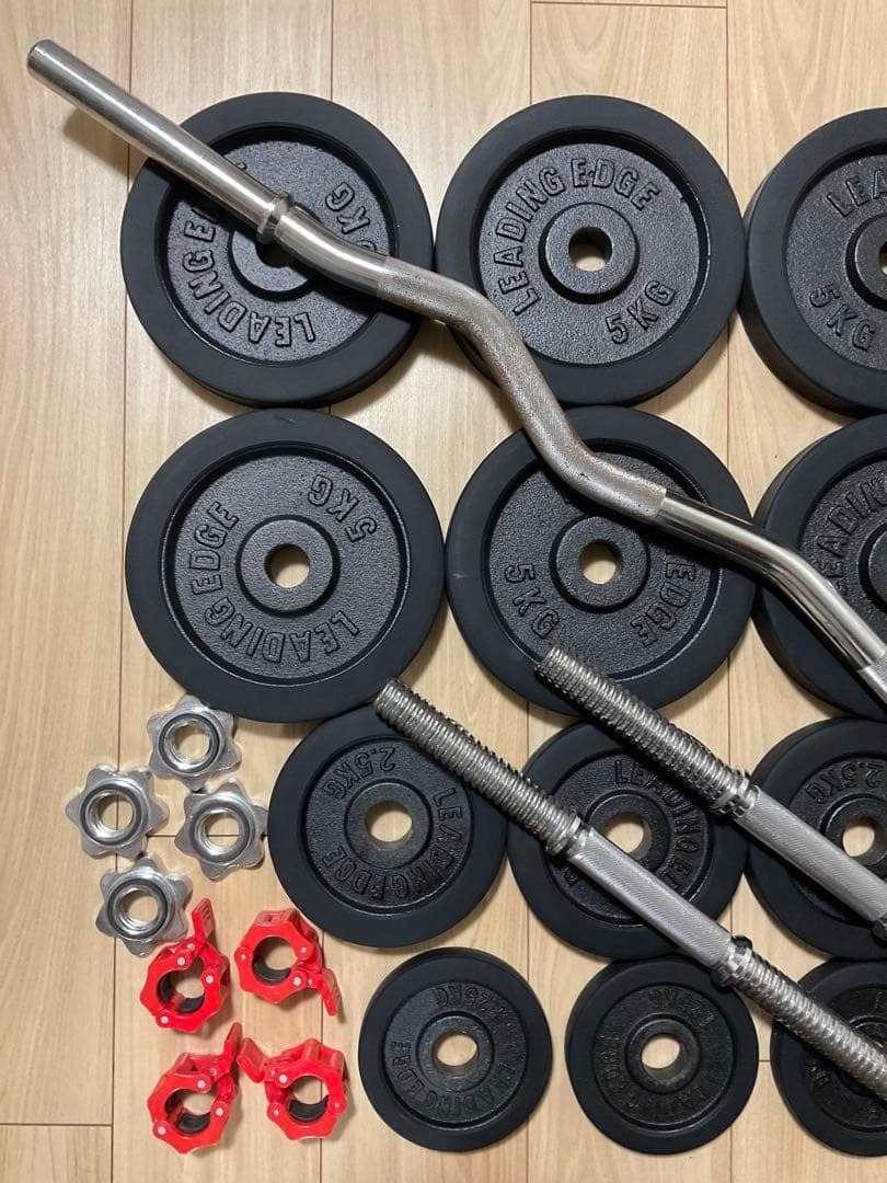 ダンベル プレート シャフト ezバー セット_画像2
