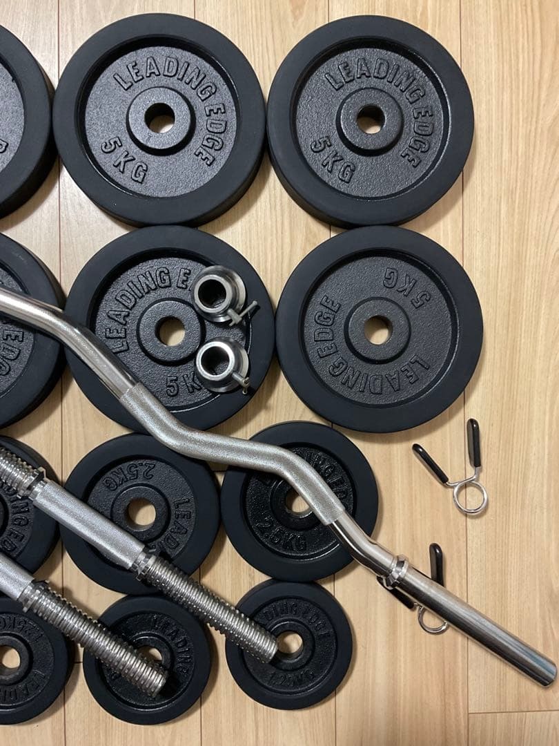 ダンベル プレート シャフト ezバー セット_画像3