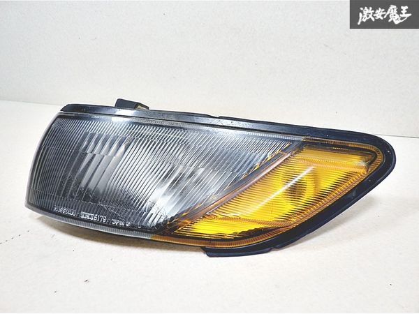 NISSAN 日産 純正 S13 シルビア コーナーレンズ コーナーランプ ウィンカーランプ 左 左側 助手席側 IKI 6179 激安魔王_画像3