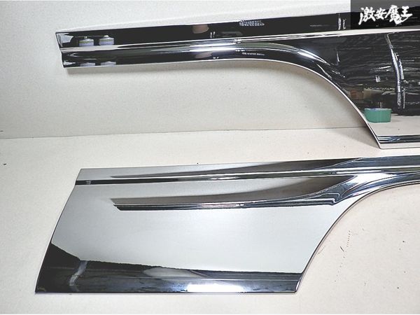 ISUZU いすゞ 社外 NJR85A エルフ 2ｔ専用 ドアパネル サイドパネル ドアガーニッシュ パネル メッキ 左右セット_画像2