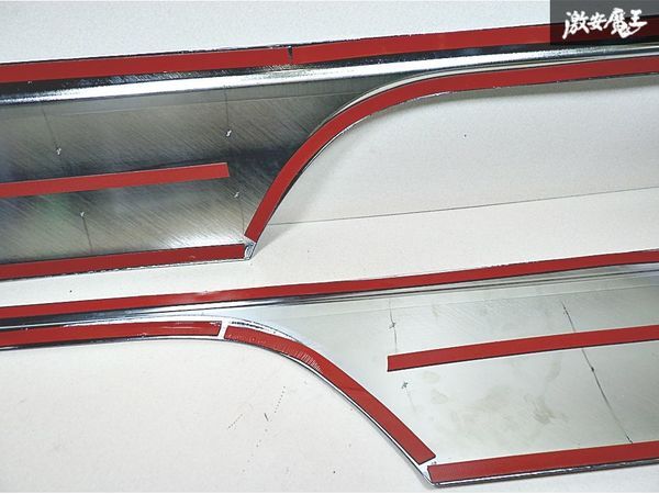 ISUZU いすゞ 社外 NJR85A エルフ 2ｔ専用 ドアパネル サイドパネル ドアガーニッシュ パネル メッキ 左右セット_画像7