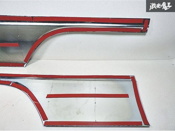 ISUZU いすゞ 社外 NJR85A エルフ 2ｔ専用 ドアパネル サイドパネル ドアガーニッシュ パネル メッキ 左右セット_画像8