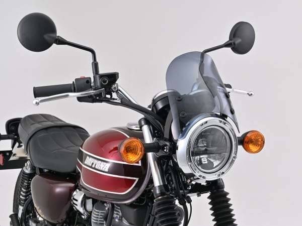 デイトナ W230 メグロ カワサキ KAWASAKI エアロバイザー 車種別キット 62239_画像2