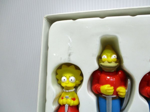 NG130 Simpson z3-D шахматы комплект деталь закончившийся товар с прилагаемой инструкцией / THE SIMPSONS 3-D CHESS American Comics шахматы настольная игра подлинная вещь 