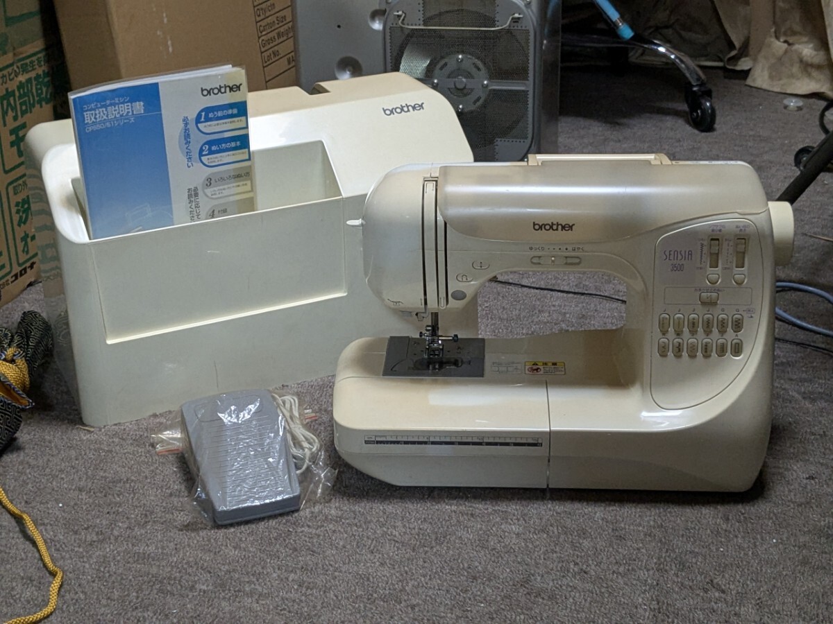 ★ブラザー センシア3500【ミシン】タバコ汚れあり_画像1