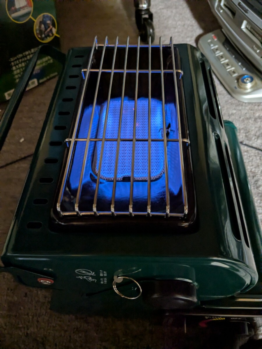 ポータブルガスヒーター 暖房用ストーブ よかろうもん カセットボンベ式 アウトドア_画像9