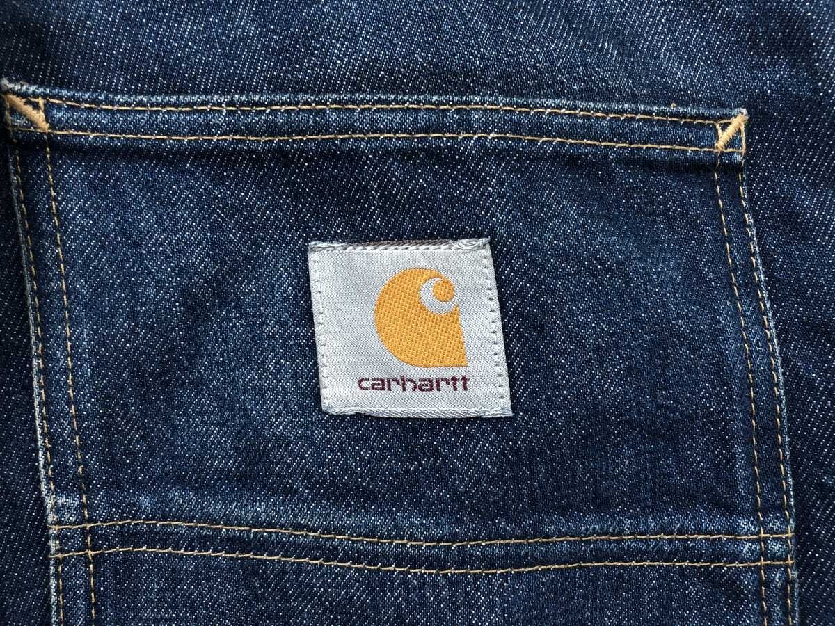 アーペーセー カーハート ダブリューアイピー A.P.C. Carhartt WIP アメカジ ワーク デニム ペインター パンツ ジーンズ メンズ 31 紺_画像3