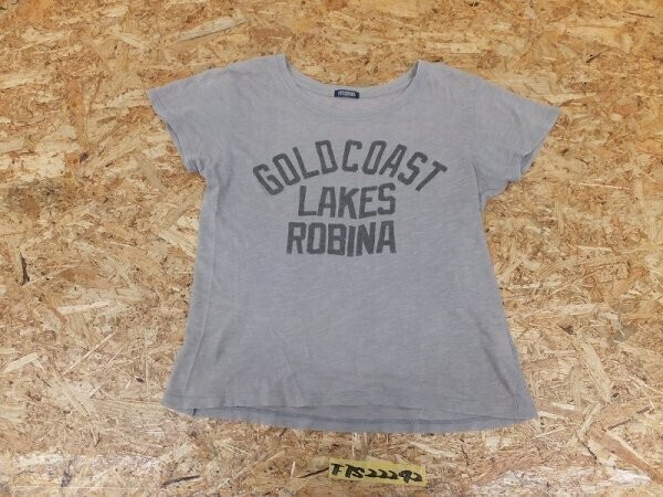 JOURNAL STANDARD ジャーナルスタンダード レディース 英字プリント 半袖Tシャツ 杢グレー_画像1