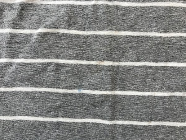 GAP KIDS ギャップ キッズ ボーダー柄 半袖ポロシャツ 140 グレー白_画像3