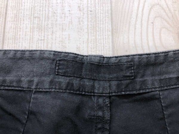 トゥモローランド TOMORROWLAND エディション Edition フロントステッチ ウォッシュ加工 チノパンツ ボトムス メンズ 綿100% S 黒_画像4