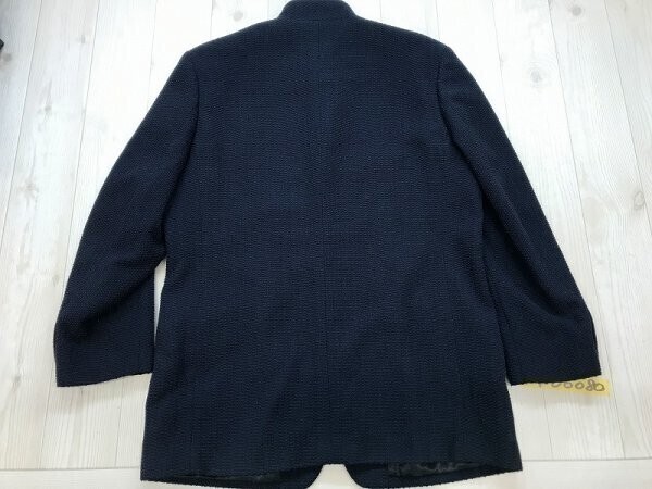CIMCA メンズ 肩パッド テーラードジャケット 秋冬 M ネイビー_画像3