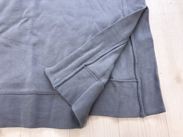 season reason by lin.&red レディース ハイネック ニット プルオーバー ジレ L くすみ青_画像4