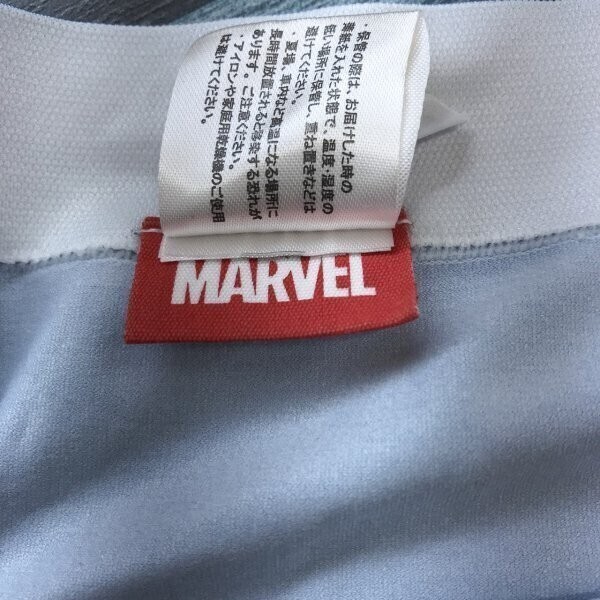 MARVEL マーベル メンズ ベルメゾン ストレッチパンツ M 青_画像2