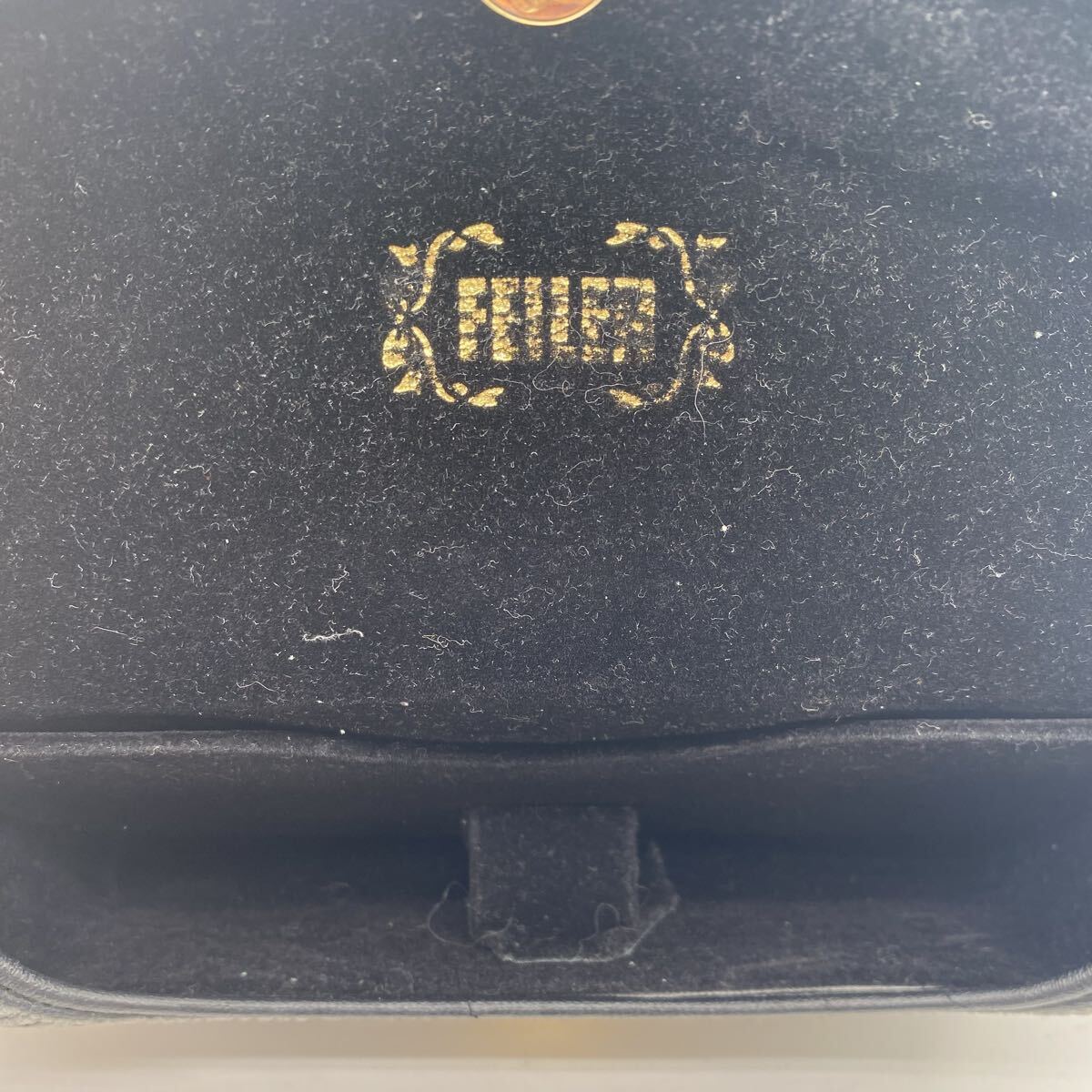 1円スタート FEILER フェイラー メガネケース 花柄 眼鏡ケース 眼鏡入れ グレー 1112b_画像6