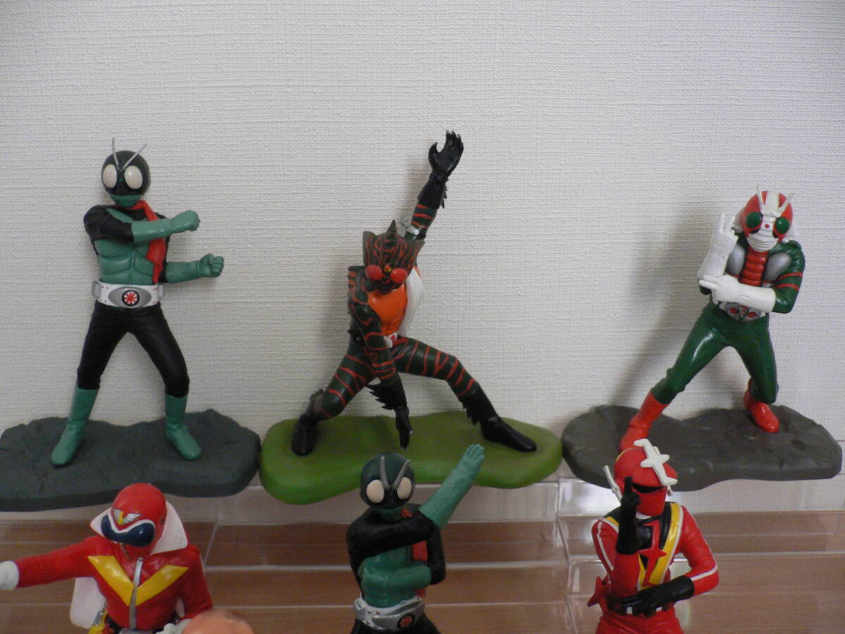 東映特撮ヒーロー フィギュアコレクション 5種 キカイダー ゴレンジャー+ 仮面ライダーフィギュア 3種 アマゾン バンプレストバンダイ_画像3