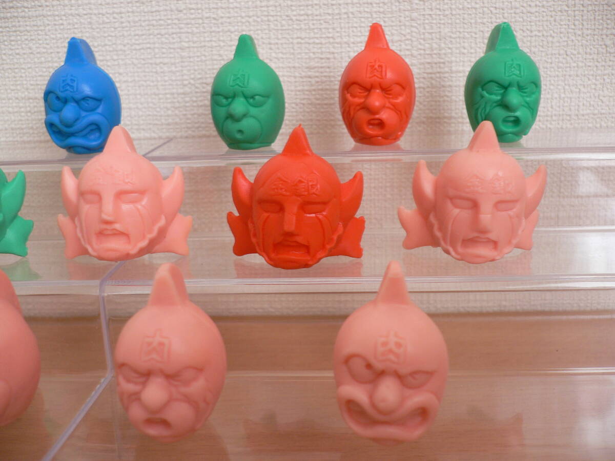 キン肉マン キン消しゴム 金銀マスク キン肉マスク シリーズ 15個 キンケシ 丸越 アマダ パチ_画像3
