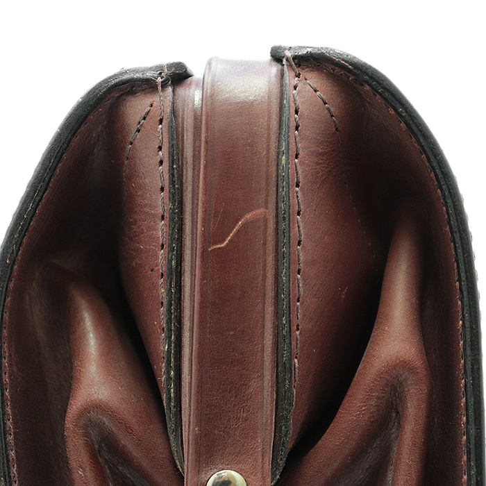 POLO RALPH LAUREN ポロ・ラルフローレン ブリーフケース ブライドルレザー ゴールド金具 鍵 ハンドバッグ 小物 鍵付属 メンズ 茶 英国製_画像5