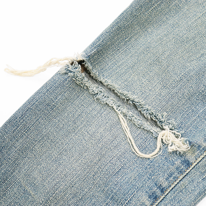 【SALE】SAINT LAURENT PARIS サンローランパリ デニムパンツ ダメージ ユーズド加工 ストレッチ ジーンズ メンズ 28 ライトインディゴ_画像4