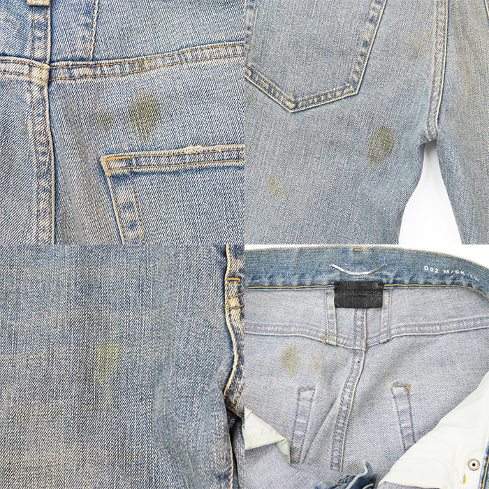 【SALE】SAINT LAURENT PARIS サンローランパリ デニムパンツ ダメージ ユーズド加工 ストレッチ ジーンズ メンズ 28 ライトインディゴ_画像7