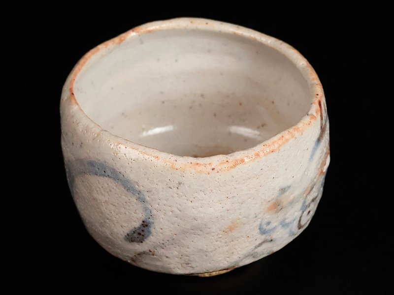 [. река . магазин ] высокого класса произведение Shino чашка название .! внутри . земля корова . есть человек национальное достояние . река . Хара . коробка гарантия 17192