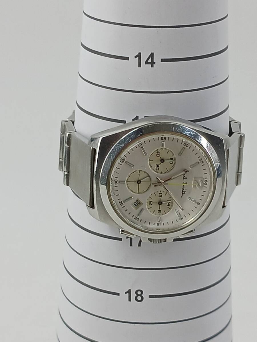 19842-02*Paul Smith/ Paul Smith финальный I z хронограф 0520 наручные часы мужской часы T002161Y 700564 STEELE сделано в Японии неподвижный товар *