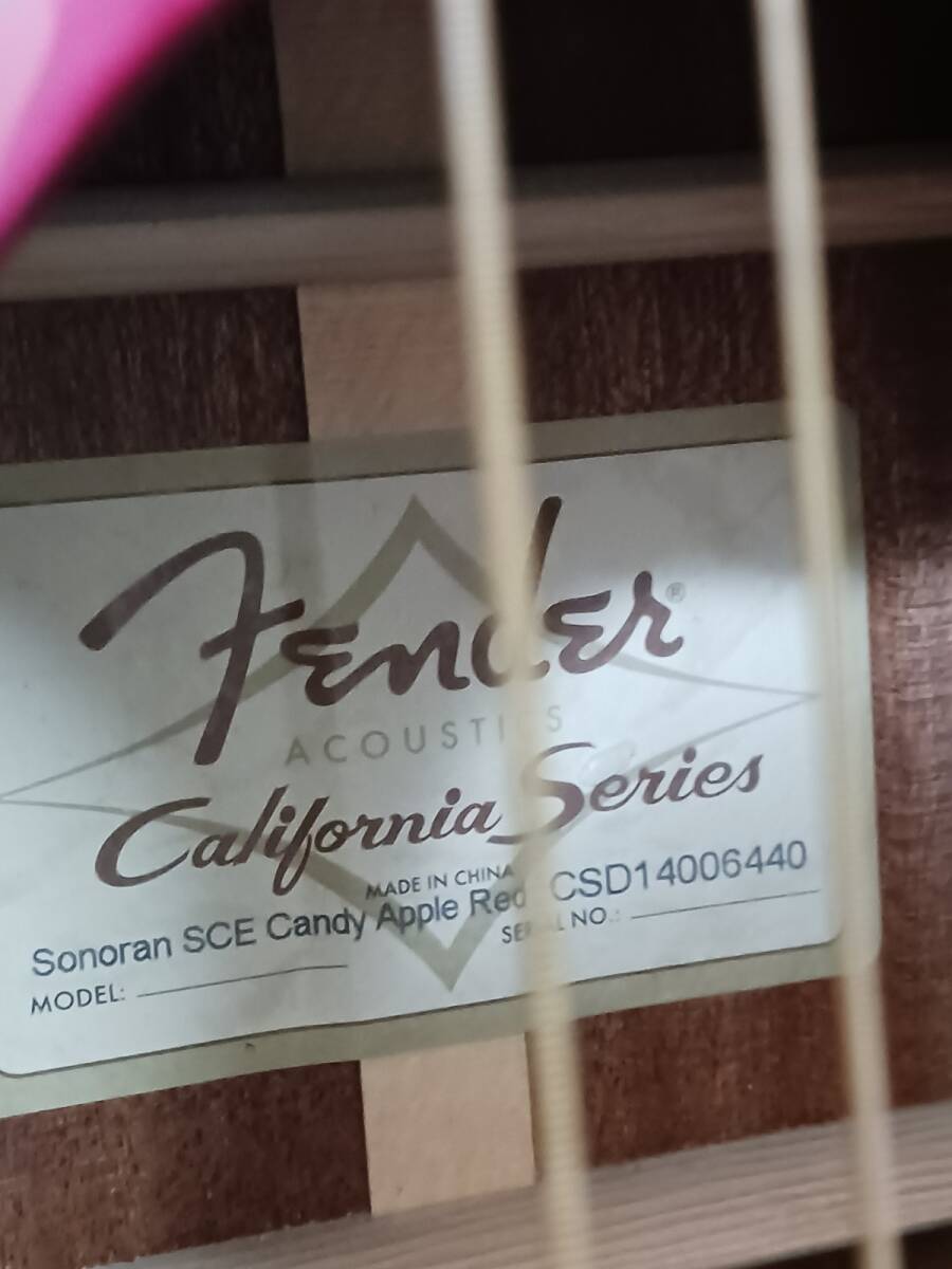 19914-02*Fender/ крыло SONORAN ACOUSTIS California Series электроакустическая гитара гитара CSD140 06440 мягкий чехол имеется *