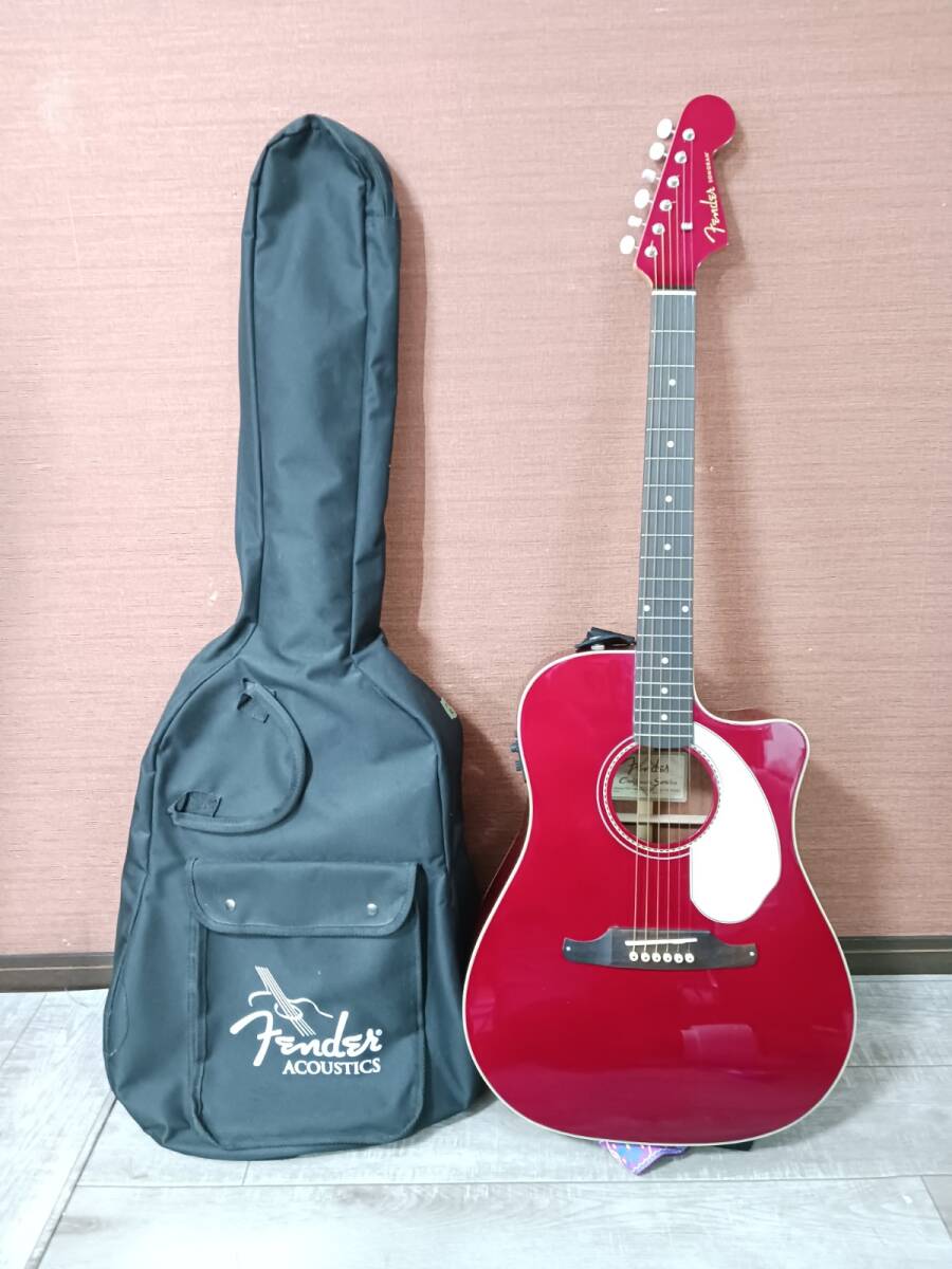 19914-02*Fender/ крыло SONORAN ACOUSTIS California Series электроакустическая гитара гитара CSD140 06440 мягкий чехол имеется *