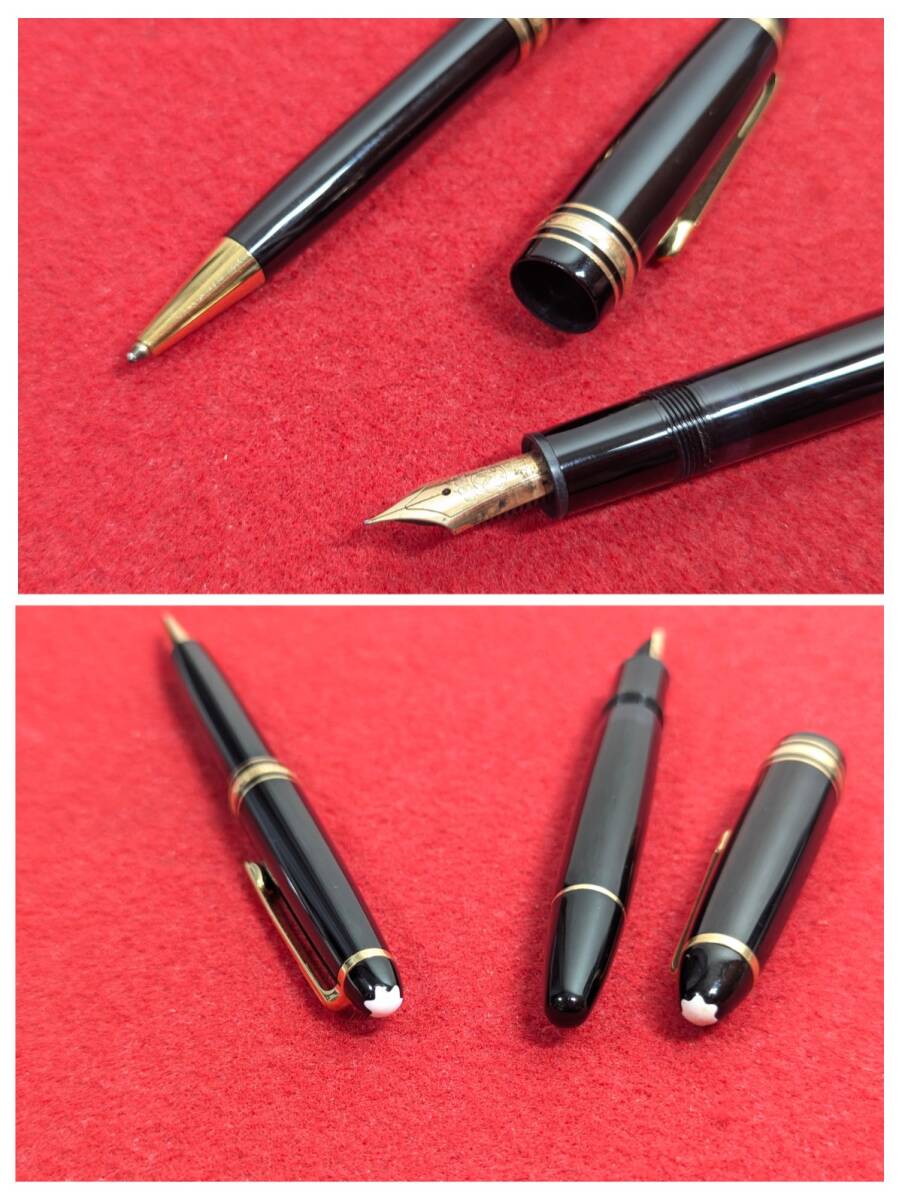 19847-02★CROSS/クロス モンブラン/MONTBLANC マイスターシュテュック クラッシック ボールペン 万年筆 吸入式 14K インク おまとめ★_画像5