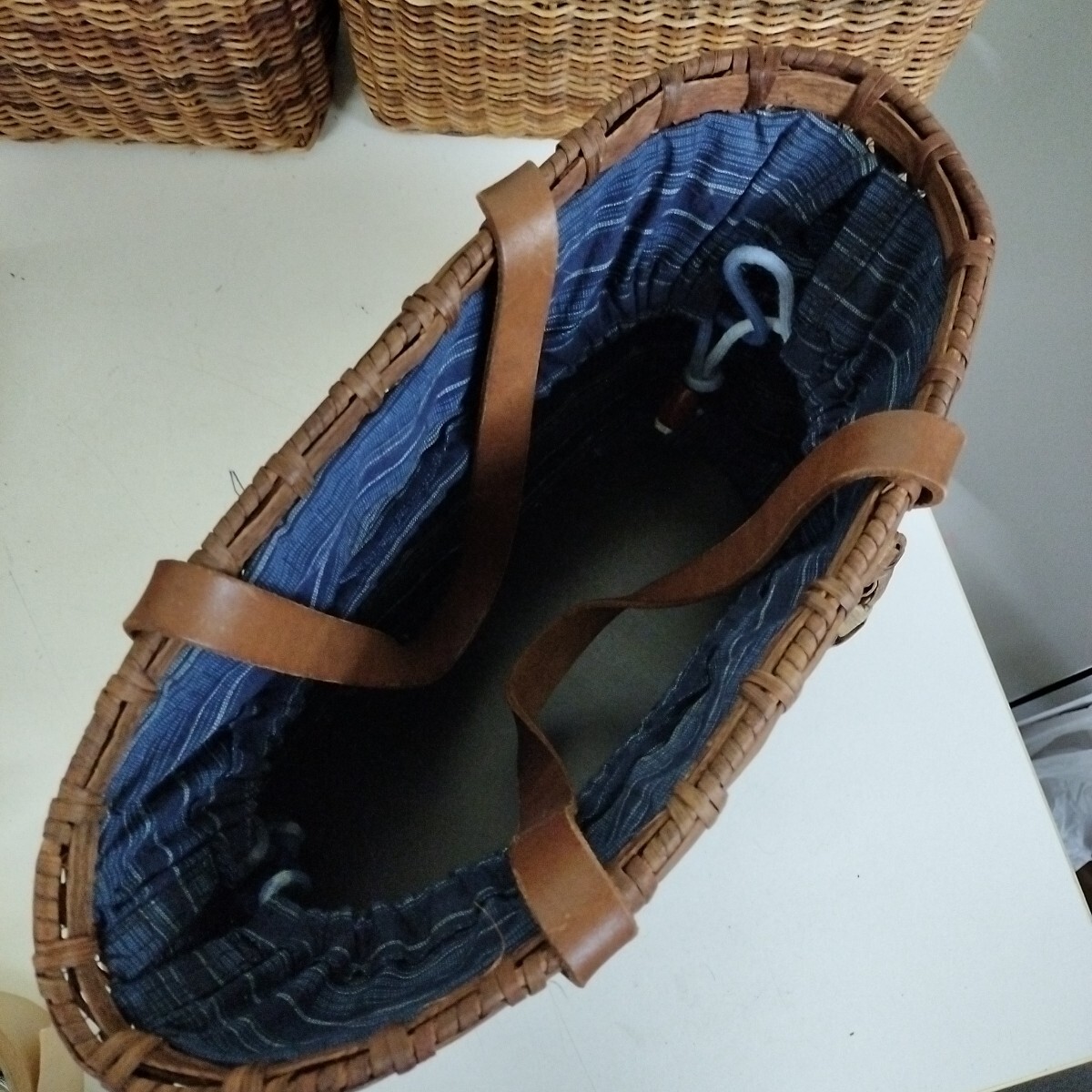 3個セット 山葡萄かごバッグ 籠バッグ かごバッグ 国産 やまぶどう 籠 バスケット あけび まとめ_画像4