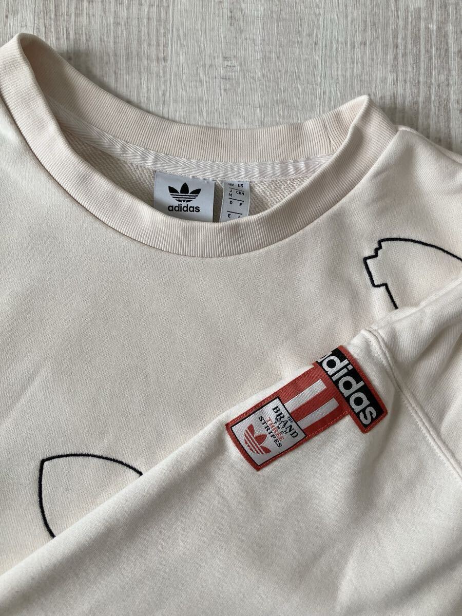 ＊adidas＊アディダス＊刺繍柄 プルオーバースウェット トップス＊(fp)_画像4