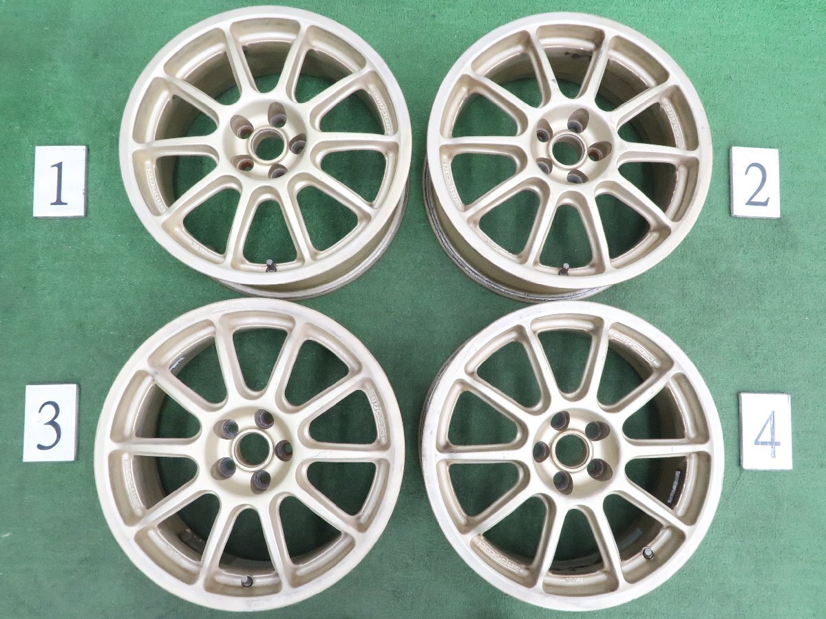 4本 OZ Racing Prodrive P-WRC1 17インチ ホイールのみ 7J +40 5H 100 BRZ インプレッサ スポーツ GP GT XV 86 プリウス 50 プロドライブ_画像1