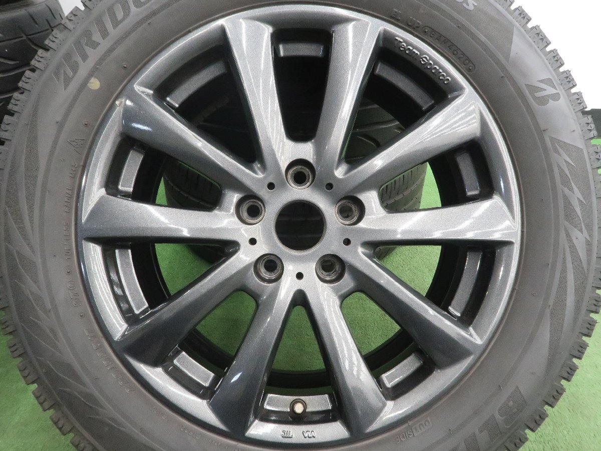 BMW X1 X2 ミニ クロスオーバー 等に 4本 チームスパルコ 17インチ 7J +52 5H 112 スタッドレス ブリヂストン ブリザック VRX2 225/55R17_画像5